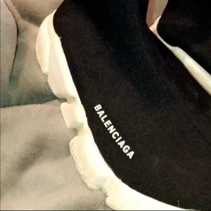 BALENCIAGA speed trainers black & white.